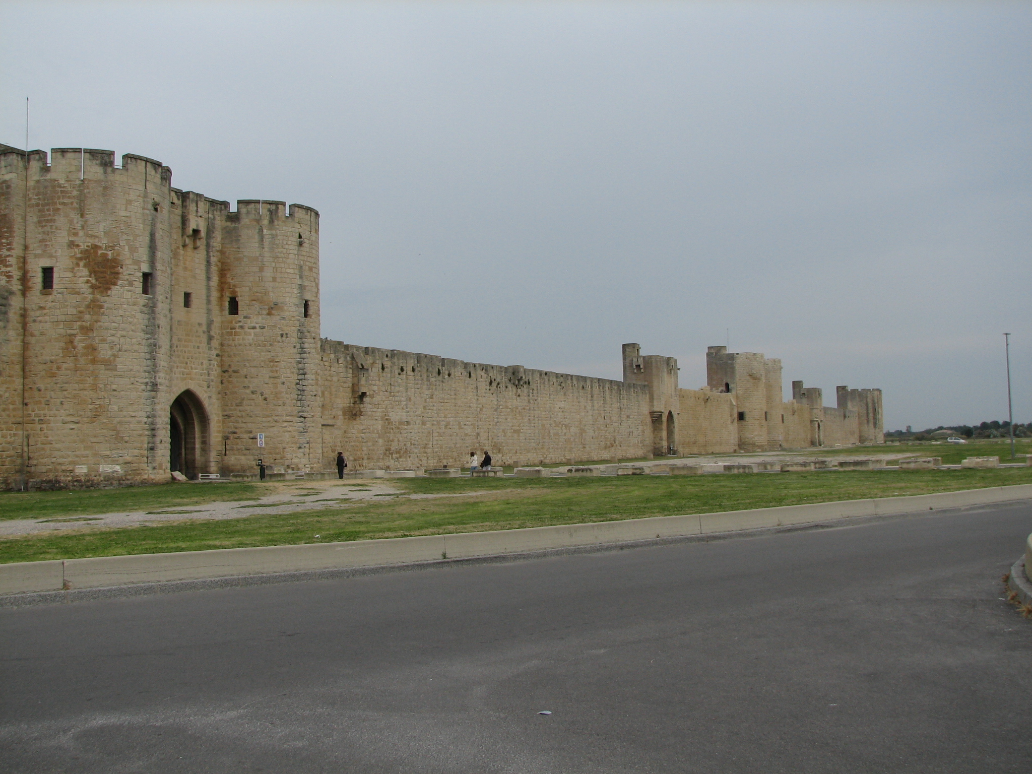 Aigues Mortes from outside the south wall