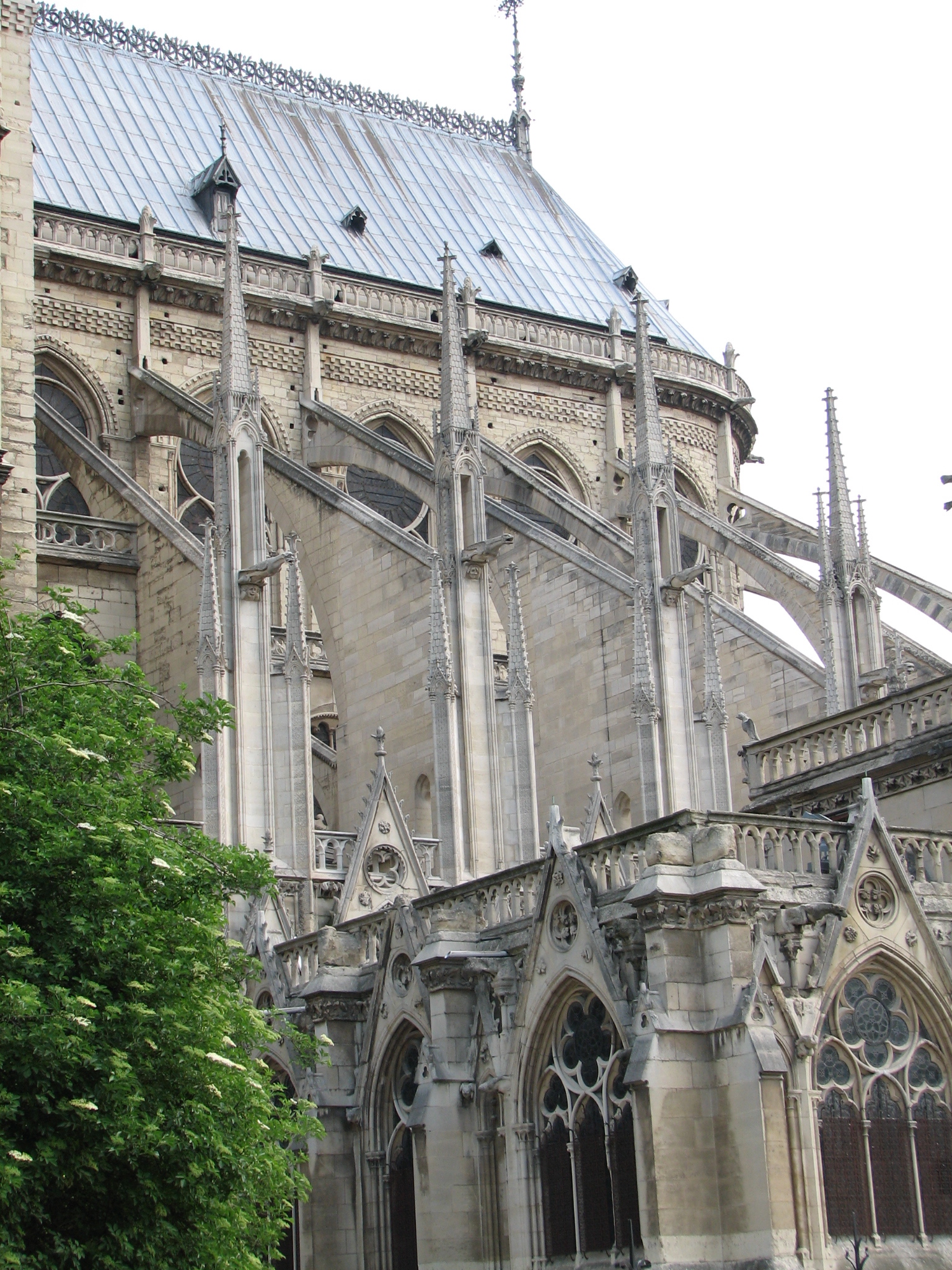 Notre Dame's buttresses