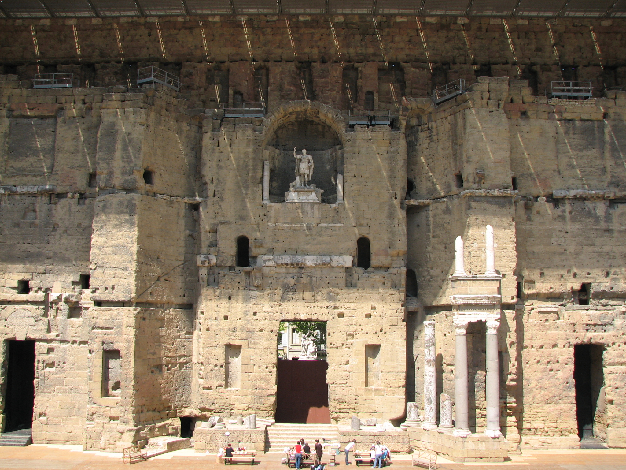 Roman theater's stage