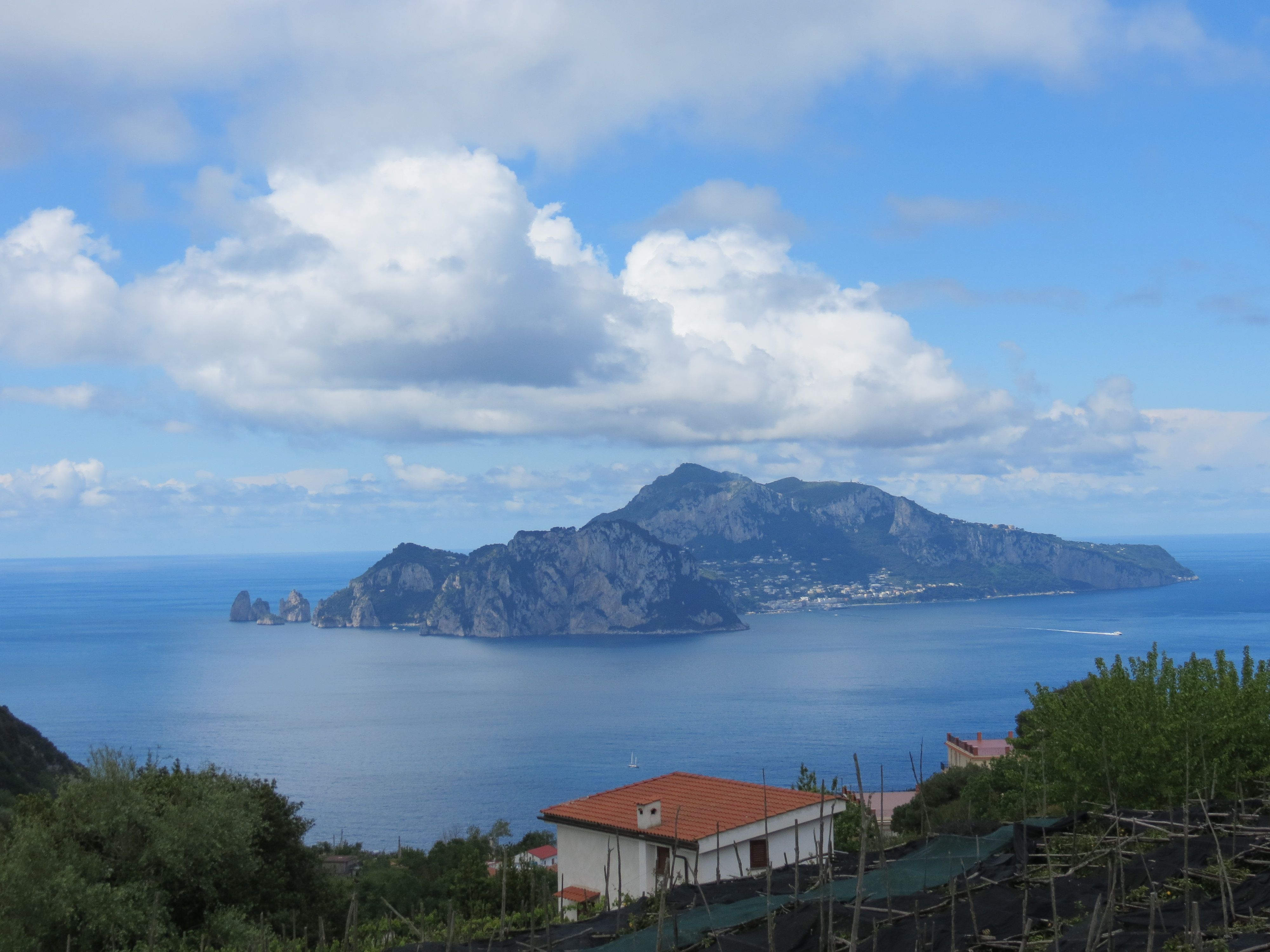 Capri from a distance