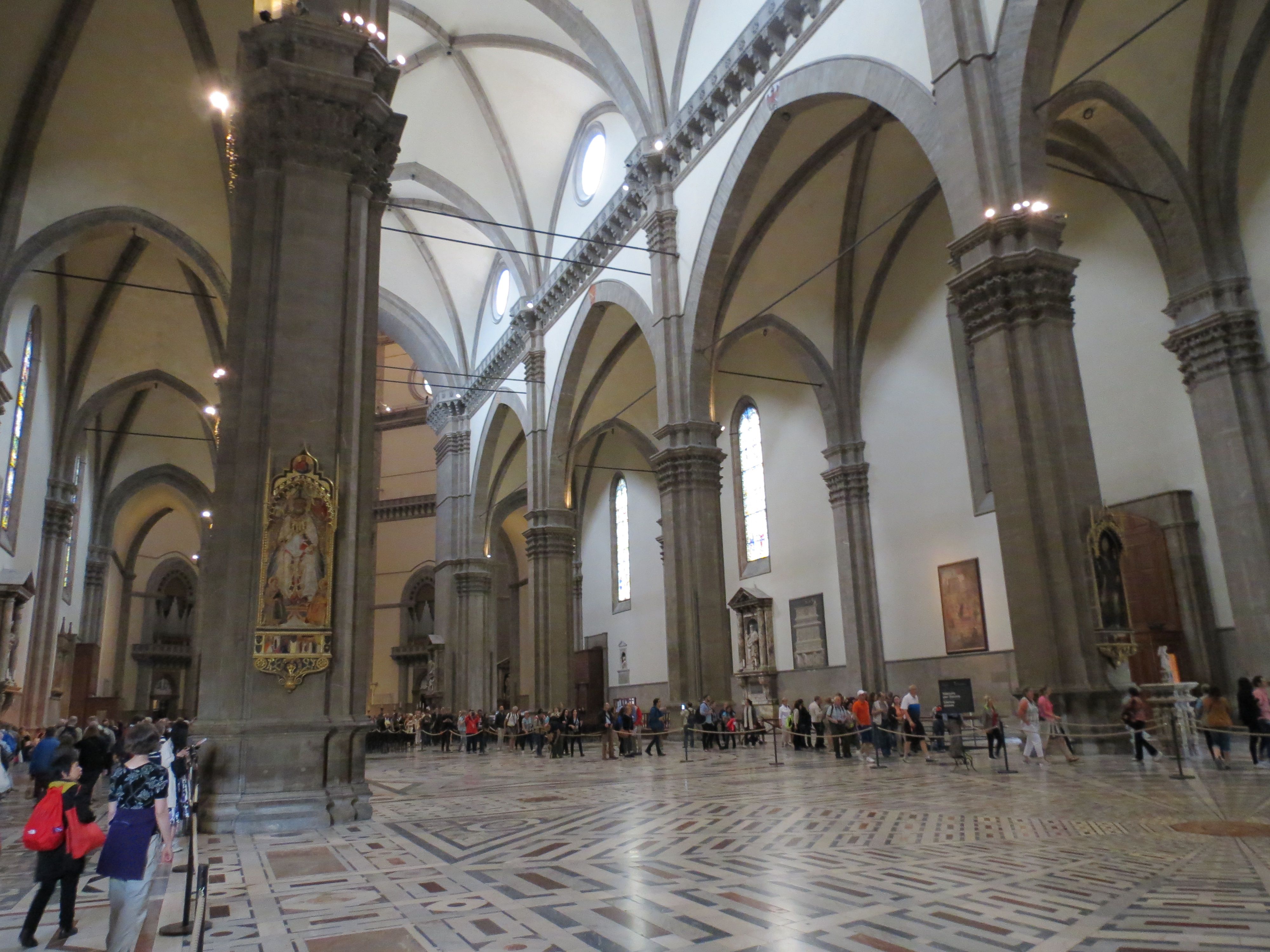 Duomo floor and columns