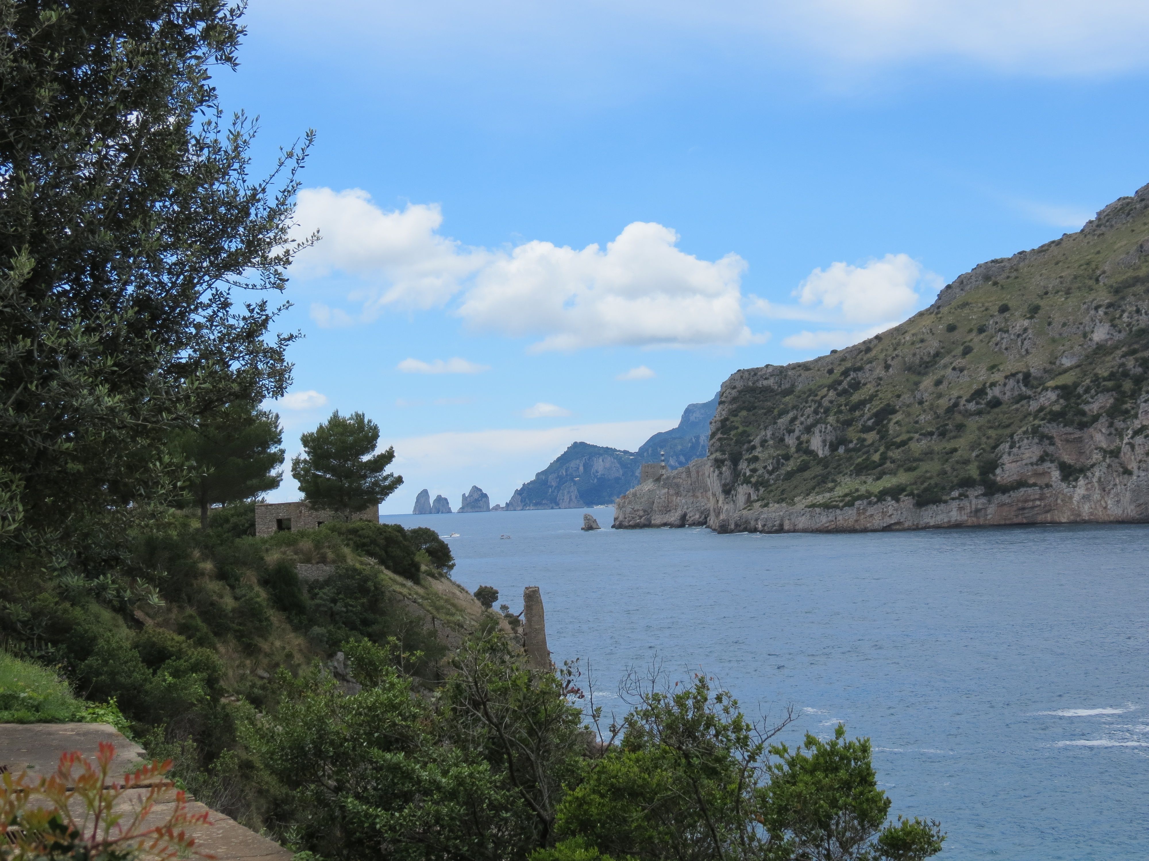 Capri from Ieranto sanctuary