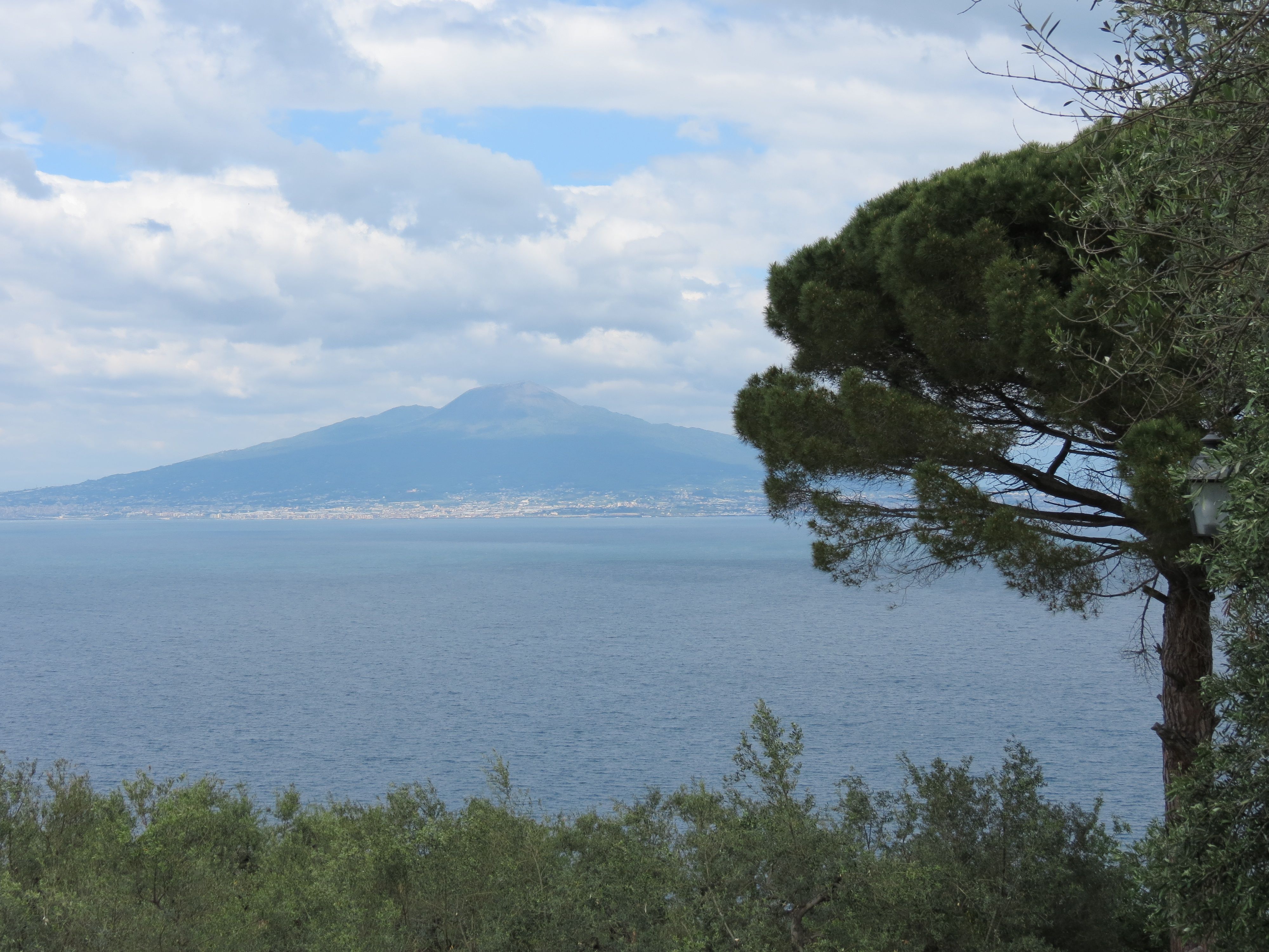Vesuvius across Naples Bay