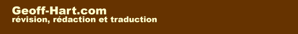Bienvenue au site Geoff-Hart.com