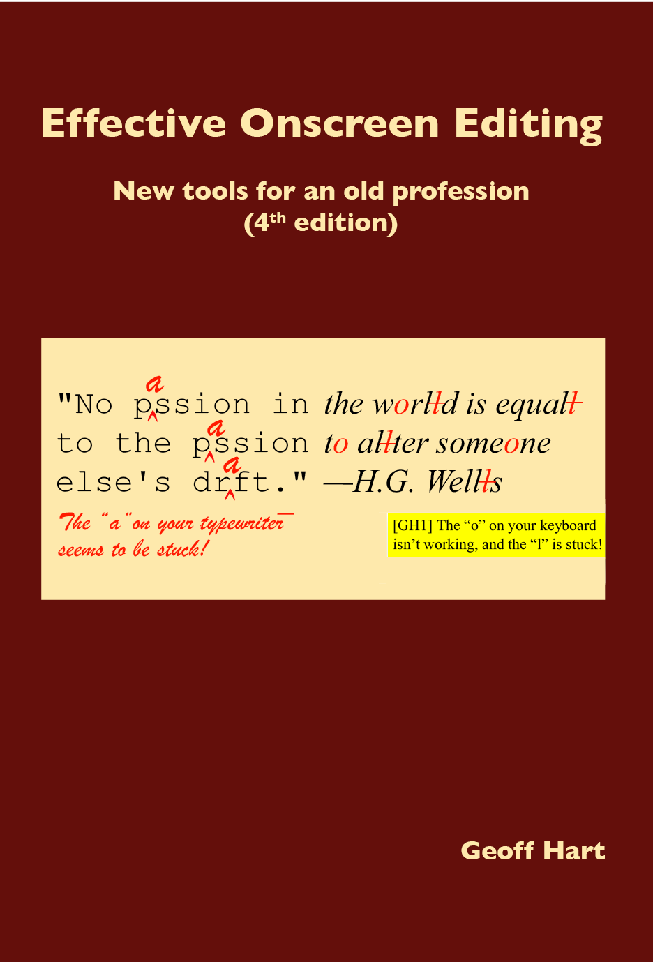 Cover of Effective Onscreen Editing